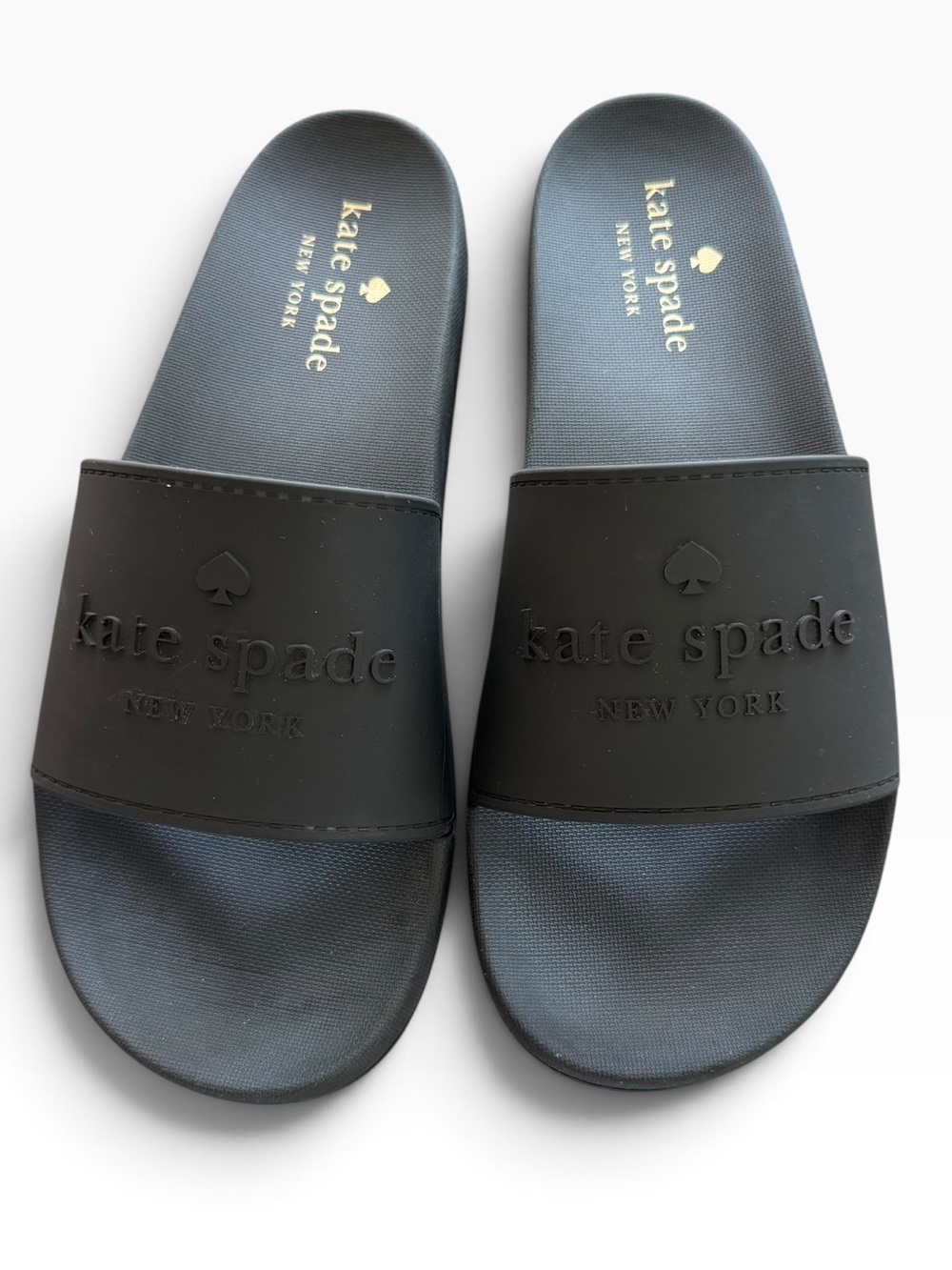 Kate Spade New York Sunny Slide Sandals Matte Black EC Women’s 11